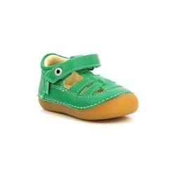Chaussures-Chaussures garçon 23-38-KICKERS Salomés Sushy vert