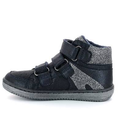 KICKERS Baskets hautes Lohan BLEU 4 - vertbaudet enfant 