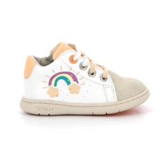Chaussures-Chaussures fille 23-38-KICKERS Bottillons Kickblace blanc