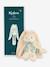 Pantin lapin Lapinoo - beige+ocre+terracotta 1 - vertbaudet enfant 
