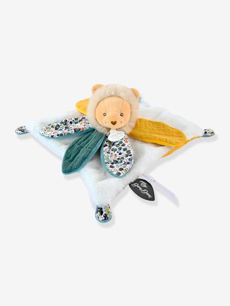 Doudou pétale 27cm boh'aim - DOUDOU ET COMPAGNIE faon rose+lion jaune 9 - vertbaudet enfant 