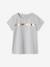 T-shirt de sport Basics fille rayures irisées placées anthracite+gris chiné 4 - vertbaudet enfant 