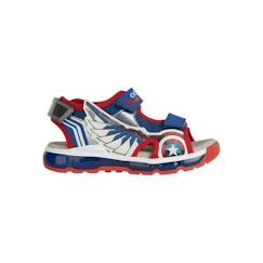 Chaussures-Sandales enfant - GEOX - Android - Bleu/rouge - Scratch - Confortable et stylé
