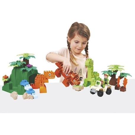 Jouet de construction Dinoland - Abrick - ECOIFFIER - A partir de 18 mois MARRON 2 - vertbaudet enfant 