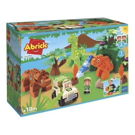 Jouet de construction Dinoland - Abrick - ECOIFFIER - A partir de 18 mois MARRON 4 - vertbaudet enfant 