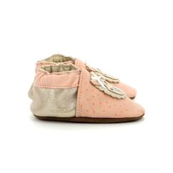 Chaussures-Chaussures fille 23-38-Chaussons-ROBEEZ Chaussons Summer Alpaga rose