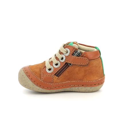 KICKERS Bottillons Sonistreet gris BEIGE 4 - vertbaudet enfant 