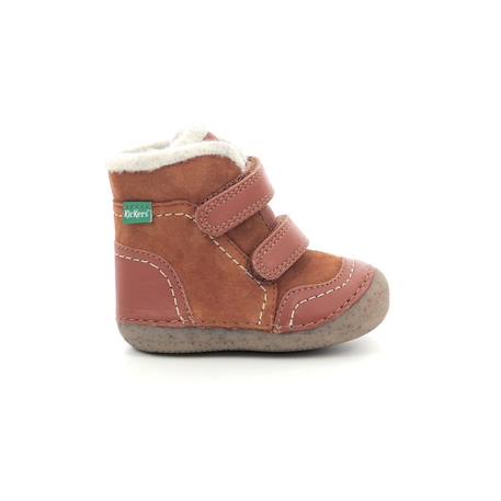 KICKERS Boots Sosnowkro camel BLANC 1 - vertbaudet enfant 