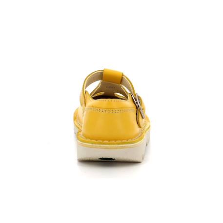 KICKERS Salomés Kick Mary Jane marine BLANC+JAUNE 7 - vertbaudet enfant 