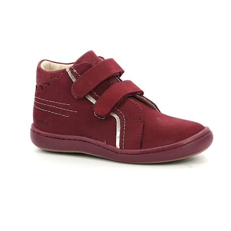 KICKERS Bottillons Kickmary gris GRIS+ROUGE 6 - vertbaudet enfant 