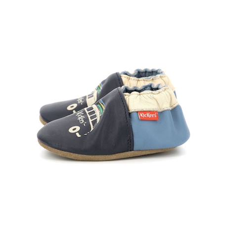 KICKERS Chaussons Kickbaby Van bleu BLEU 4 - vertbaudet enfant 