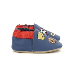 Chaussures-Chaussures bébé 17-26-Chaussons-ROBEEZ Chaussons Patch Sports bleu