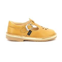 Chaussures-Chaussures fille 23-38-Ballerines, babies-ASTER Salomés Dingo-2 orange