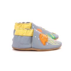 Chaussures-Chaussures garçon 23-38-ROBEEZ Chaussons Seabed bleu