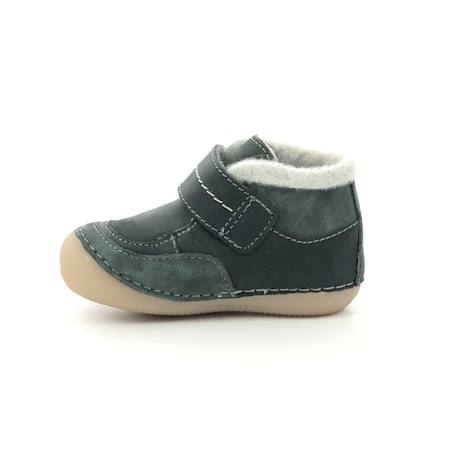 KICKERS Bottillons Soklimb kaki BLANC+BLEU 4 - vertbaudet enfant 