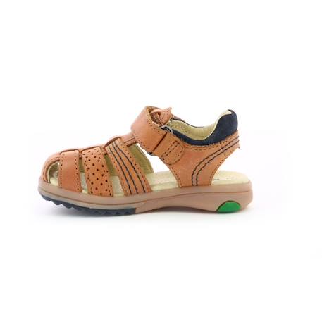 KICKERS Sandales Platinium camel MARRON 4 - vertbaudet enfant 