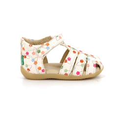 Chaussures-KICKERS Sandales Bigflo-2 blanc