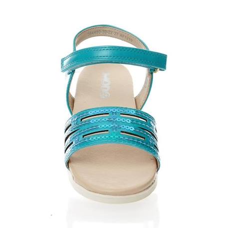 MOD 8 Sandales Loveme turquoise BLEU 3 - vertbaudet enfant 