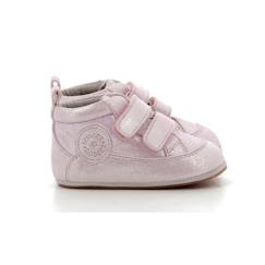 Chaussures-Chaussures fille 23-38-ROBEEZ Chaussons Robycratch rose Fille