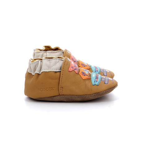 ROBEEZ Chaussons Seek Adventure camel BEIGE 1 - vertbaudet enfant 