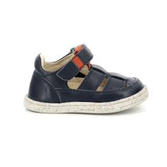 Chaussures-Chaussures garçon 23-38-KICKERS Sandales Tractus marine