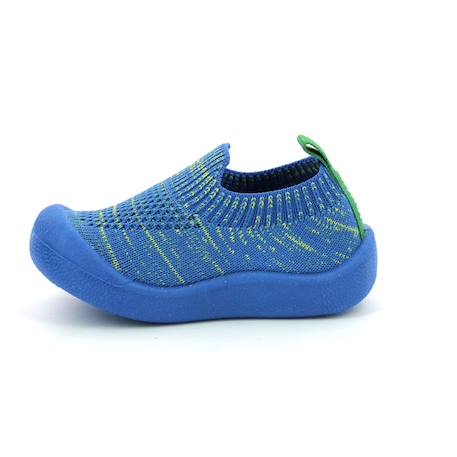 KICKERS Chaussons Kick Easy blanc BLEU 4 - vertbaudet enfant 