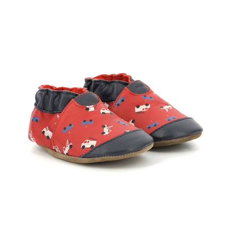 ROBEEZ Chaussons Super Cars rouge ROUGE 2 - vertbaudet enfant 