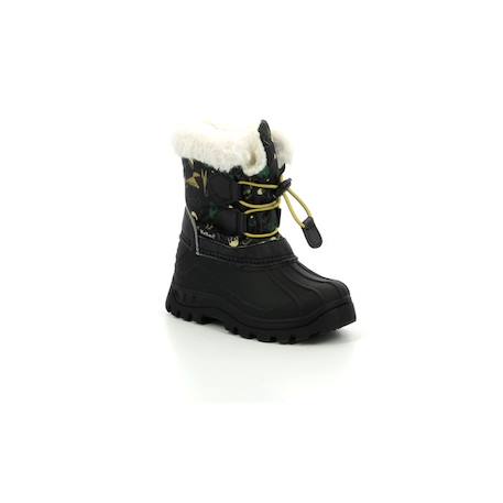 KICKERS Bottes Sealsnow kaki BLANC+VERT 2 - vertbaudet enfant 