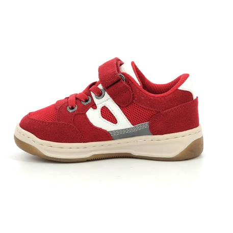 KICKERS Baskets basses Kikouak marine ROUGE 4 - vertbaudet enfant 