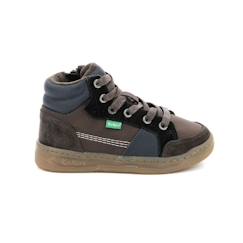 Chaussures-Chaussures garçon 23-38-KICKERS Baskets hautes Kickosta marron