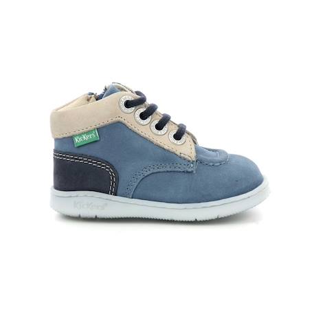 KICKERS Bottillons Kickiconic beige BLEU 1 - vertbaudet enfant 