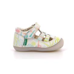 Chaussures-Chaussures fille 23-38-Ballerines, babies-KICKERS Salomés Sushy blanc