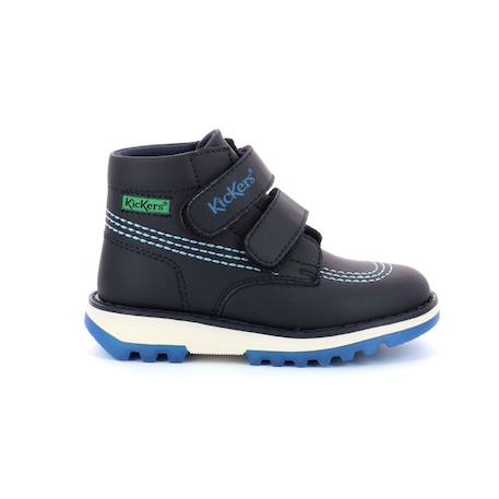 KICKERS Bottillons Kickfun marine BLEU+NOIR+NOIR+NOIR 2 - vertbaudet enfant 