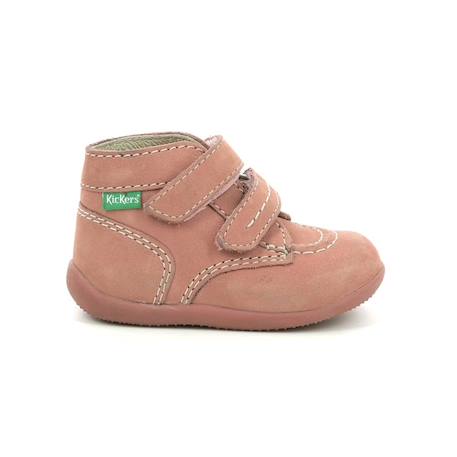 KICKERS Bottillons Bonkro-2 marine BLEU+ROSE 5 - vertbaudet enfant 