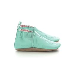 Chaussures-Chaussures fille 23-38-ROBEEZ Chaussons Stick And Cone turquoise