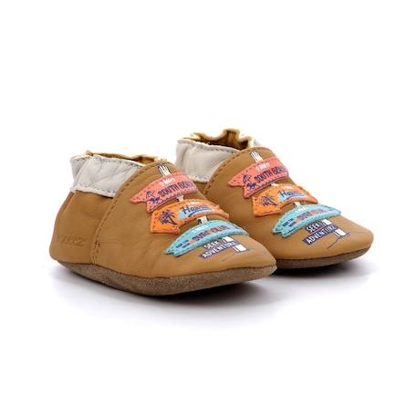 ROBEEZ Chaussons Seek Adventure camel BEIGE 2 - vertbaudet enfant 