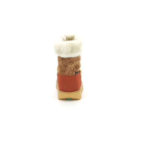 KICKERS Boots Kickneosnow Kid camel MARRON 3 - vertbaudet enfant 