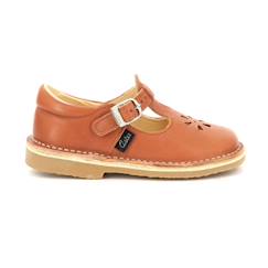 Chaussures-Chaussures fille 23-38-Ballerines, babies-ASTER Salomés Dingo-2 orange