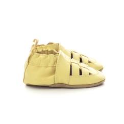 Chaussures-Chaussures fille 23-38-Ballerines, babies-ROBEEZ Salomés Sandiz Veg jaune