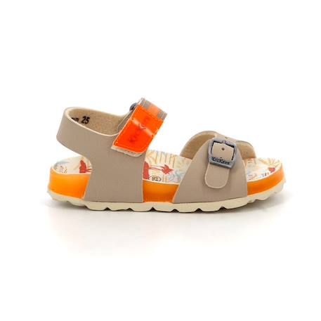 KICKERS Sandales Sostreet kaki BEIGE+BLANC 1 - vertbaudet enfant 