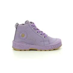 Chaussures-Chaussures fille 23-38-Baskets, tennis-KICKERS Baskets hautes Kickrup violet