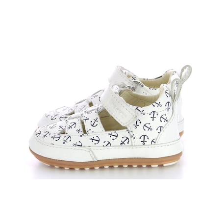 ROBEEZ Salomés Miniz blanc BLANC 4 - vertbaudet enfant 