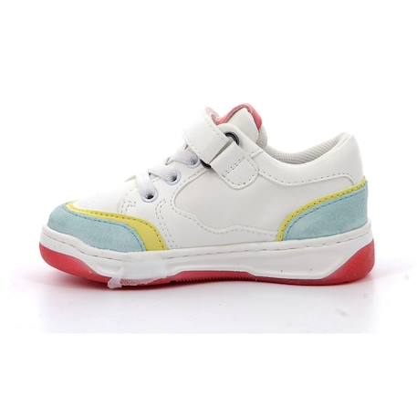 KICKERS Baskets basses Kouic blanc BLANC 4 - vertbaudet enfant 