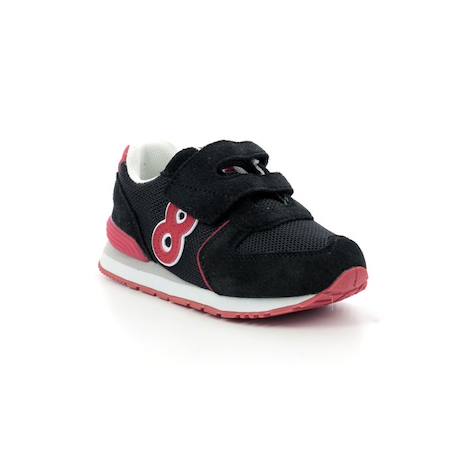 MOD 8 Baskets basses Snookies marine BLEU+NOIR+ROSE+VERT 6 - vertbaudet enfant 