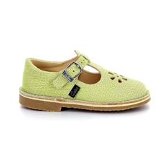 Chaussures-Chaussures fille 23-38-Ballerines, babies-ASTER Salomés Dingo-2 vert