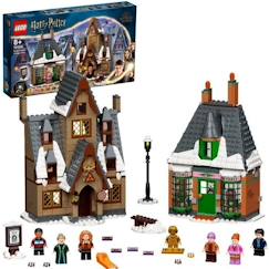 Jouet-Jeux d'imagination-Jeux de construction-LEGO® 76388 Harry Potter™ Visite du village de Pré-au-Lard Edition 20ème Anniversaire avec Figurine de Collection dorée
