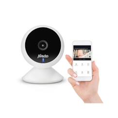 Puériculture-Écoute-bébé, humidificateur-Babyphone Wi-Fi avec caméra Alecto SMARTBABY5 Blanc