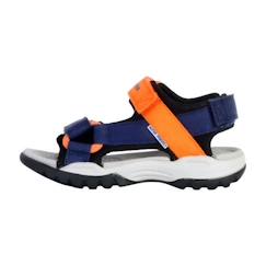 Chaussures-Chaussures garçon 23-38-Sandales à Scratch Geox Borealis - Navy-Orange