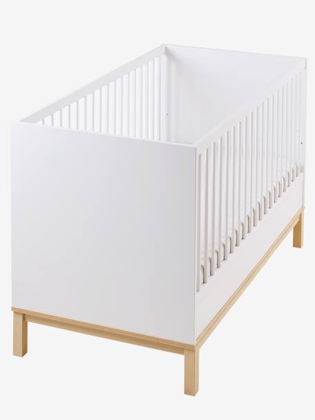 Lit Bébé évolutif 70x140cm COMETE blanc 3 - vertbaudet enfant 