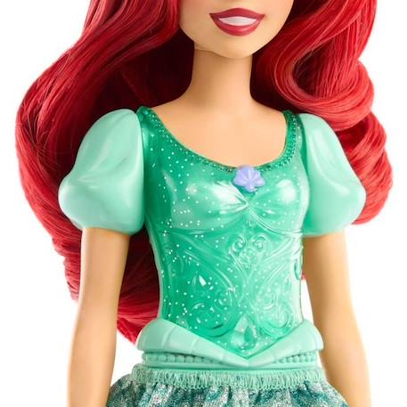 Disney Princesses - Poupée Ariel avec vêtements et accessoires - Figurine - MATTEL - HLW10 BLANC 5 - vertbaudet enfant 